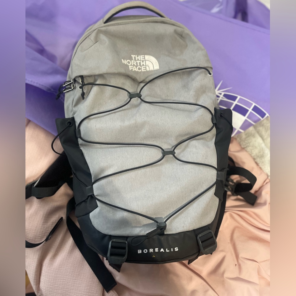 The North Face Borealis Black and Gray Backpack